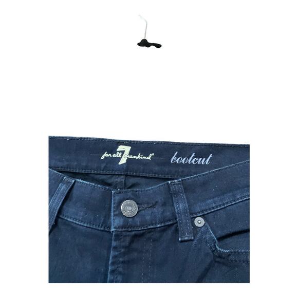 7 For All Mankind Jeans Bootcut 28 Blue Woman - Picture 2 of 4
